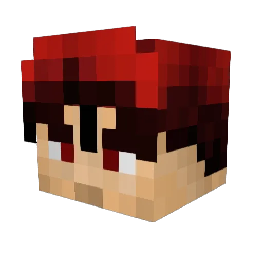 Corez_ Minecraft avatar head, 3D render