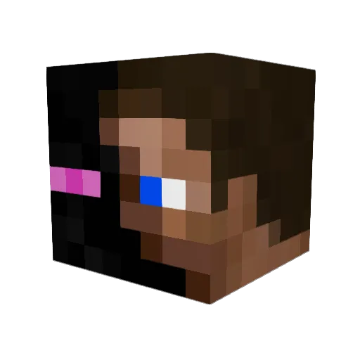 Corezero16 Minecraft avatar head, 3D render