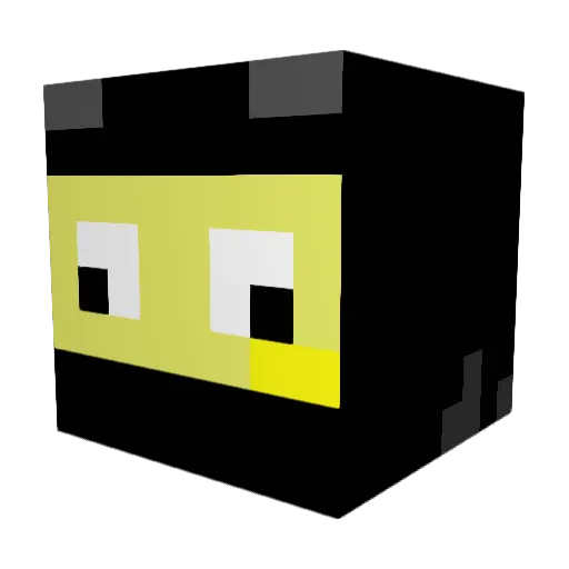 CorgiDogBoi Minecraft avatar head, 3D render