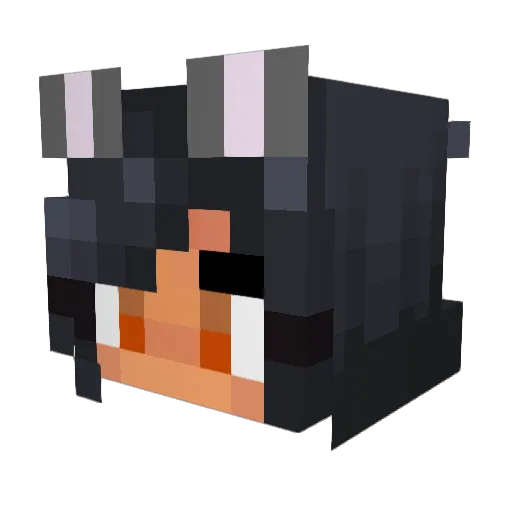 CorgiQueen1 Minecraft avatar head, 3D render