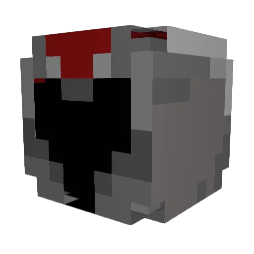 Corhg Minecraft avatar head, 3D render