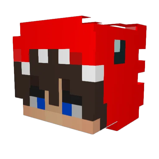 Corimoon5328 Minecraft avatar head, 3D render