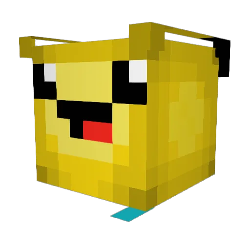 Corkish Minecraft avatar head, 3D render