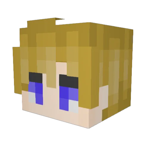 CormacKelly04 Minecraft avatar head, 3D render