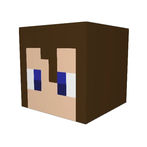 Cormag2464 Minecraft avatar head, 3D render