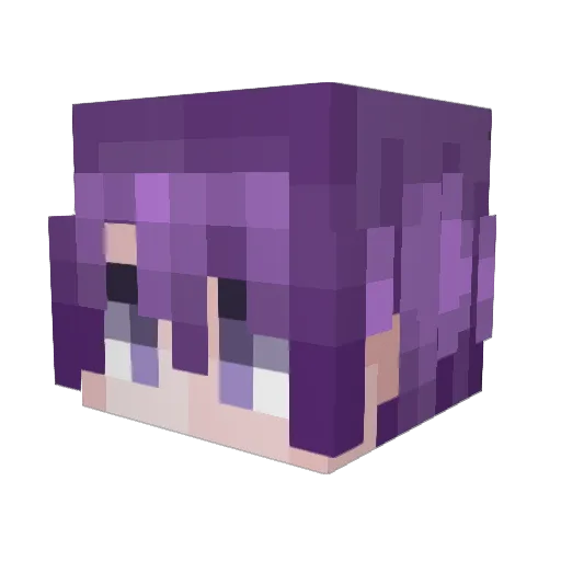 Cormun Minecraft avatar head, 3D render