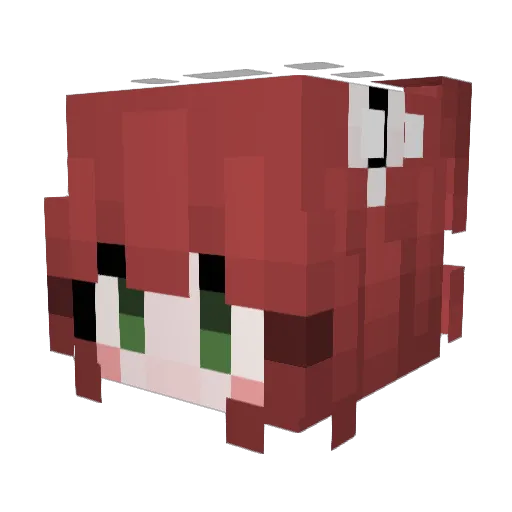 CornCheese__ Minecraft avatar head, 3D render