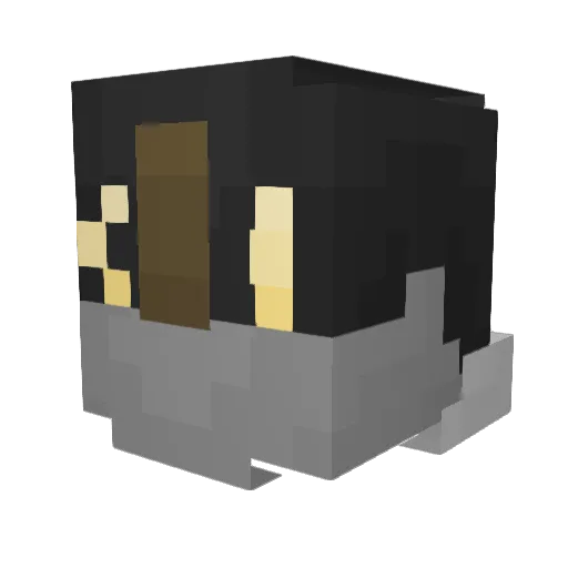 CornCobb98 Minecraft avatar head, 3D render