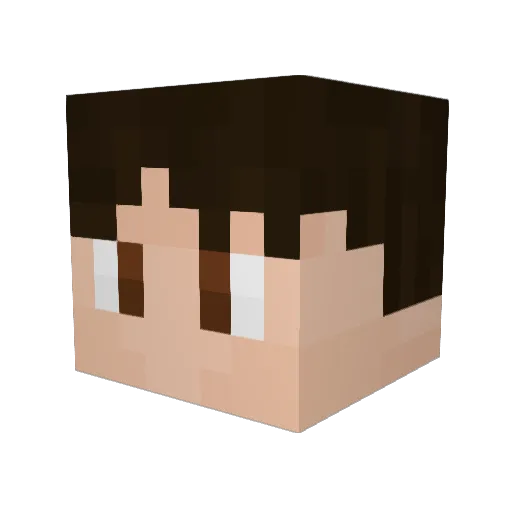 CornDude1738 Minecraft avatar head, 3D render