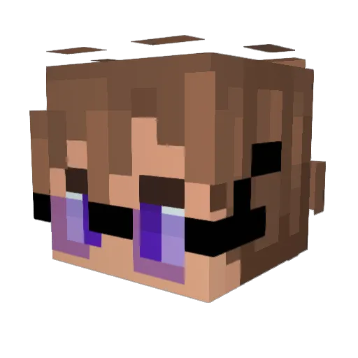 CornGamer2020 Minecraft avatar head, 3D render
