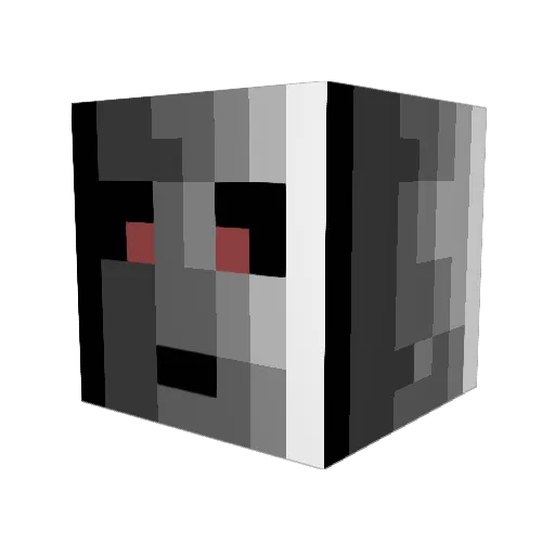 CornKid8888 Minecraft avatar head, 3D render