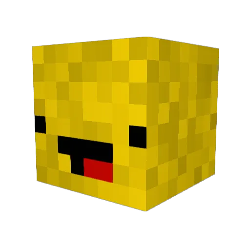 CornOnTheMFCob Minecraft avatar head, 3D render