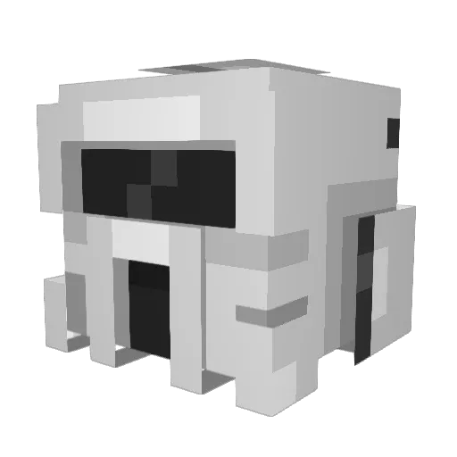 Corn_Calob Minecraft avatar head, 3D render