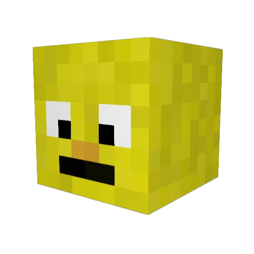 Corn_Freak Minecraft avatar head, 3D render