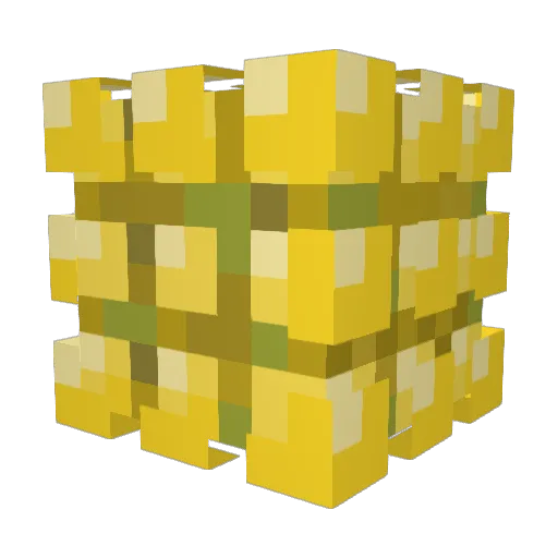 Cornboi420 Minecraft avatar head, 3D render