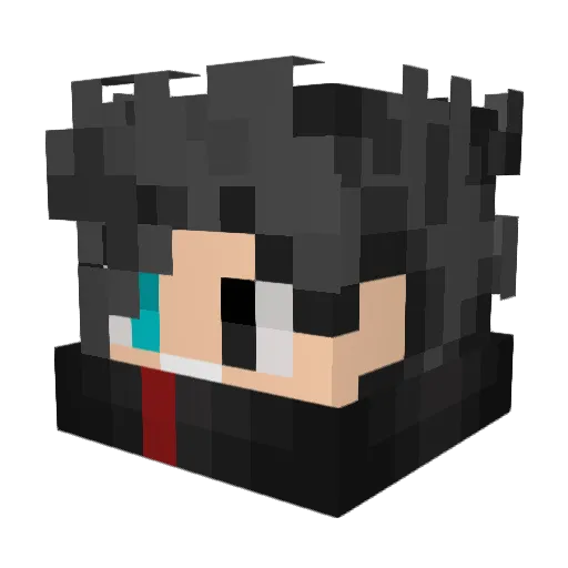 CornbreadCrumb Minecraft avatar head, 3D render