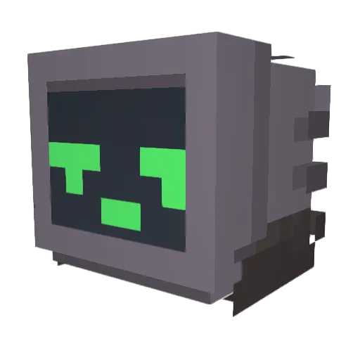 Cornconsumerman Minecraft avatar head, 3D render
