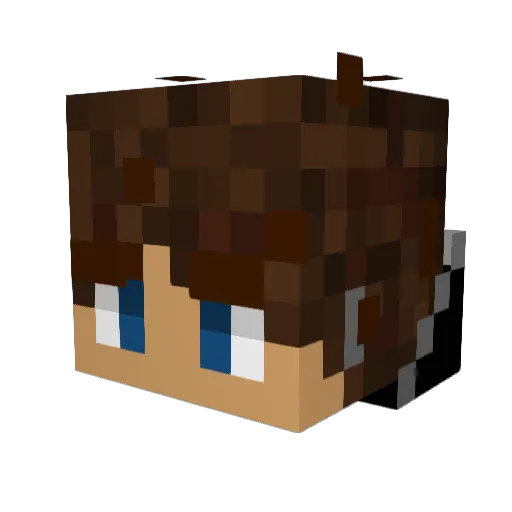 Corndog9248 Minecraft avatar head, 3D render