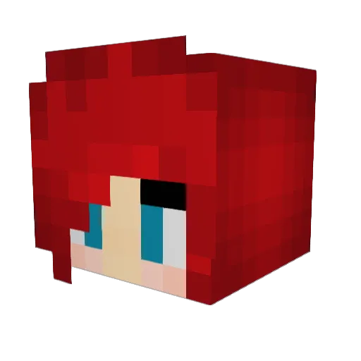 CorndogConnor Minecraft avatar head, 3D render