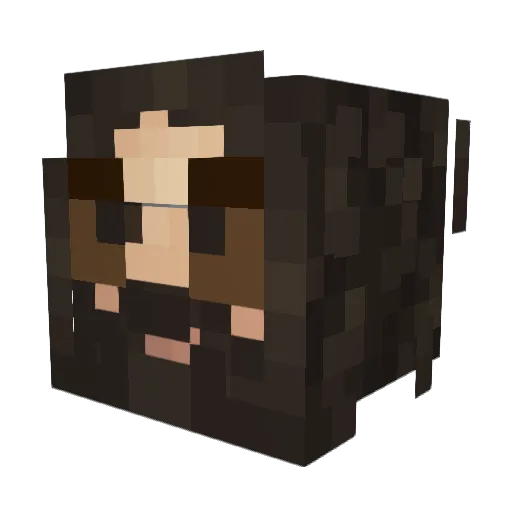 CorndogKing21 Minecraft avatar head, 3D render