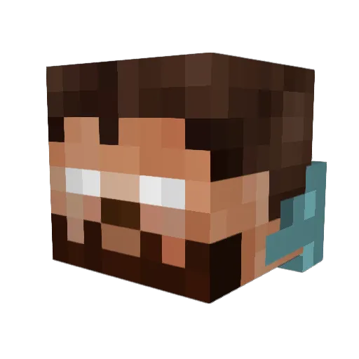 Corndogcraft95 Minecraft avatar head, 3D render