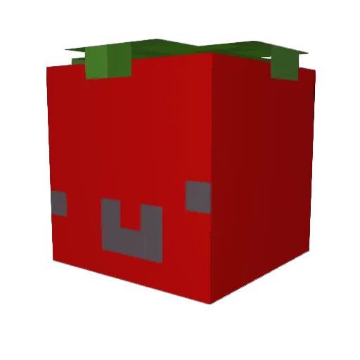 Corndorm Minecraft avatar head, 3D render