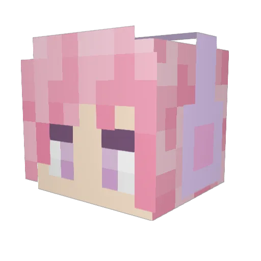 Corndotmp4 Minecraft avatar head, 3D render