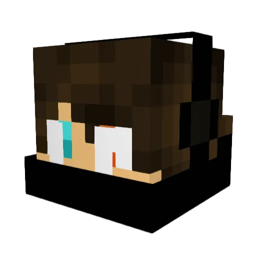 CornealSky Minecraft avatar head, 3D render