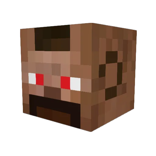 Corneilliusse Minecraft avatar head, 3D render