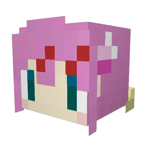Cornelia_kv Minecraft avatar head, 3D render