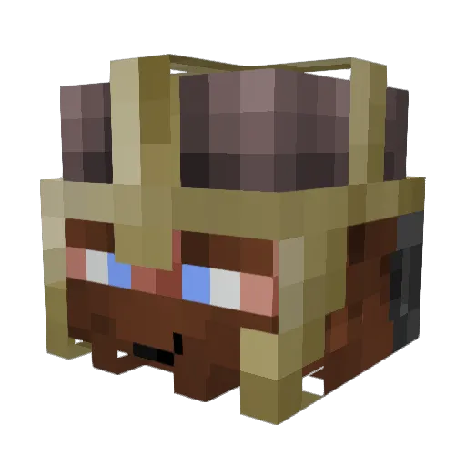CorneliusDaCraft Minecraft avatar head, 3D render