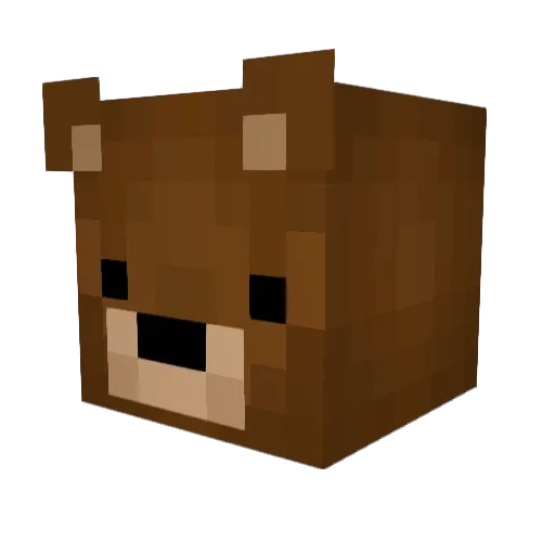 CorneliusKrunch Minecraft avatar head, 3D render