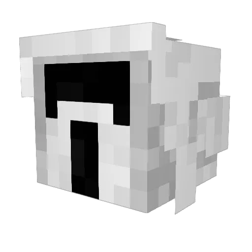 Cornelli Minecraft avatar head, 3D render
