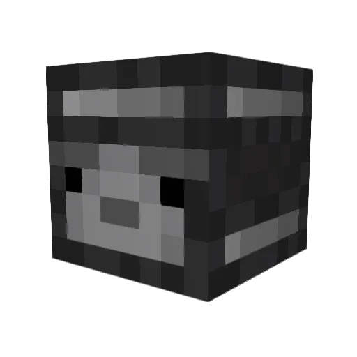 Corner3s Minecraft avatar head, 3D render