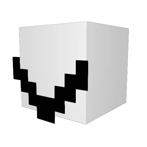 CornerCrayon702 Minecraft avatar head, 3D render