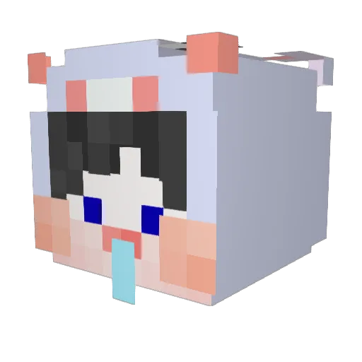 CornerKick Minecraft avatar head, 3D render