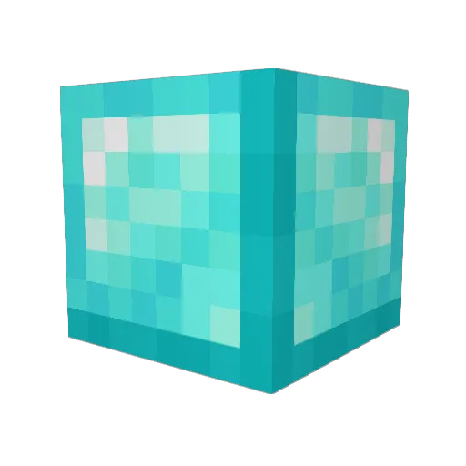 CornerMerc Minecraft avatar head, 3D render