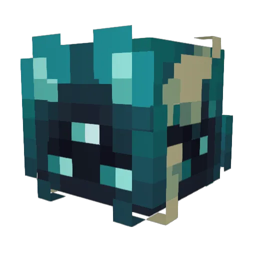 Corner__ Minecraft avatar head, 3D render