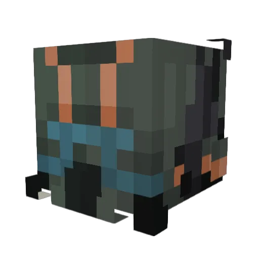 Cornered_Grunt Minecraft avatar head, 3D render