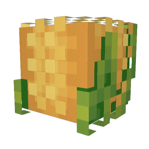 Corniko Minecraft avatar head, 3D render