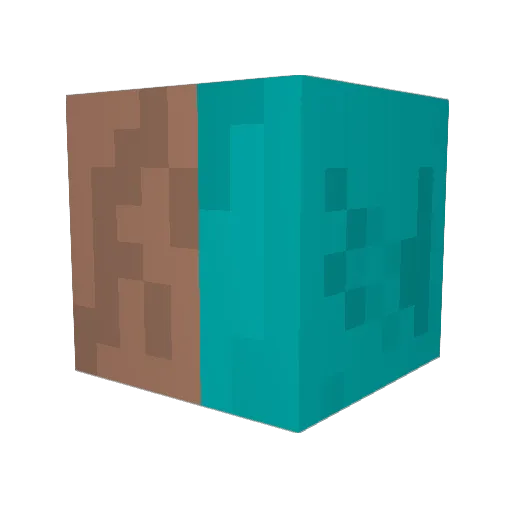 Cornpro Minecraft avatar head, 3D render