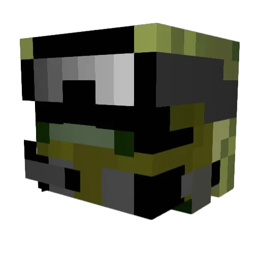Cornroll234 Minecraft avatar head, 3D render
