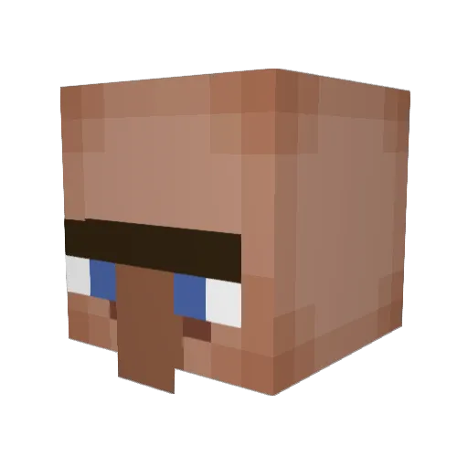 Cornsliser1 Minecraft avatar head, 3D render