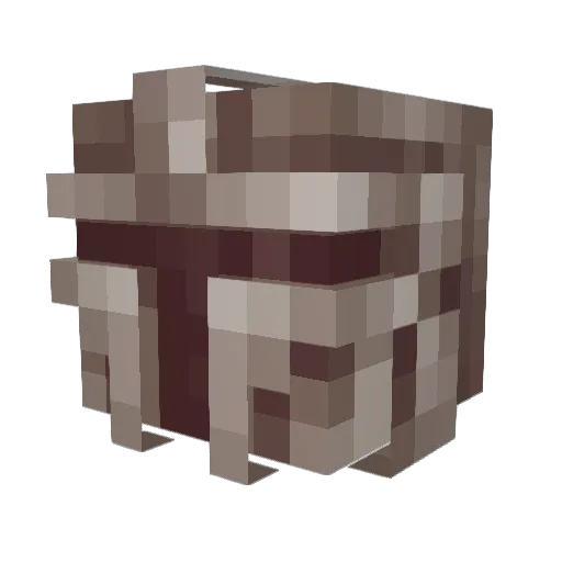 Cornsplosion Minecraft avatar head, 3D render