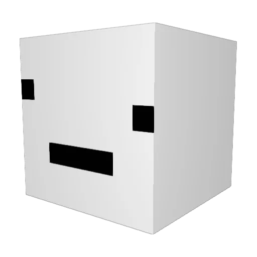 CornyCow78 Minecraft avatar head, 3D render