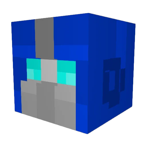 CornyEmpanada Minecraft avatar head, 3D render