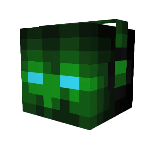 Corny_Craft Minecraft avatar head, 3D render