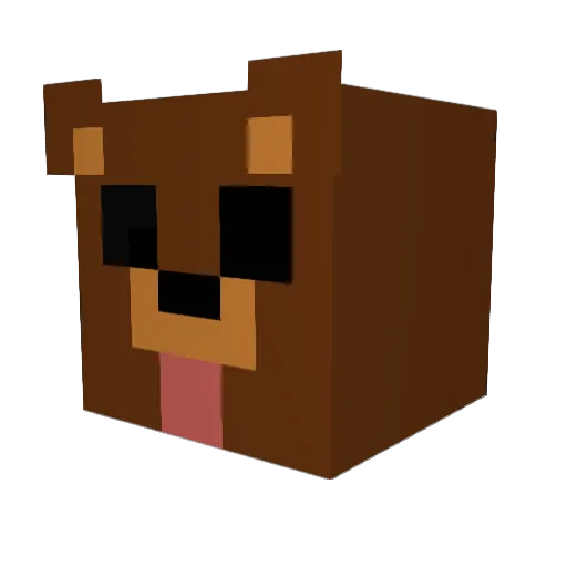 CoronaVirusEh Minecraft avatar head, 3D render