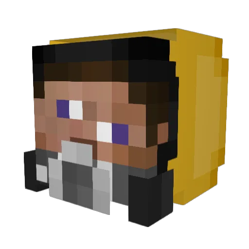 Corona_Virusss Minecraft avatar head, 3D render
