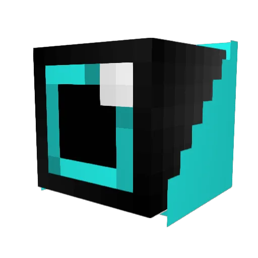Coronaboy Minecraft avatar head, 3D render